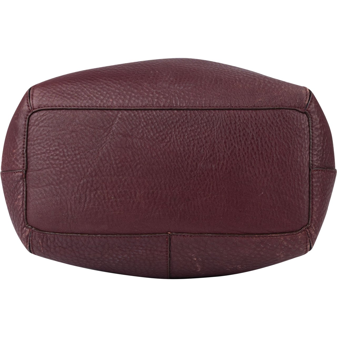 Coach Coach Purple Leather Bucket Shoulder Bag Paars