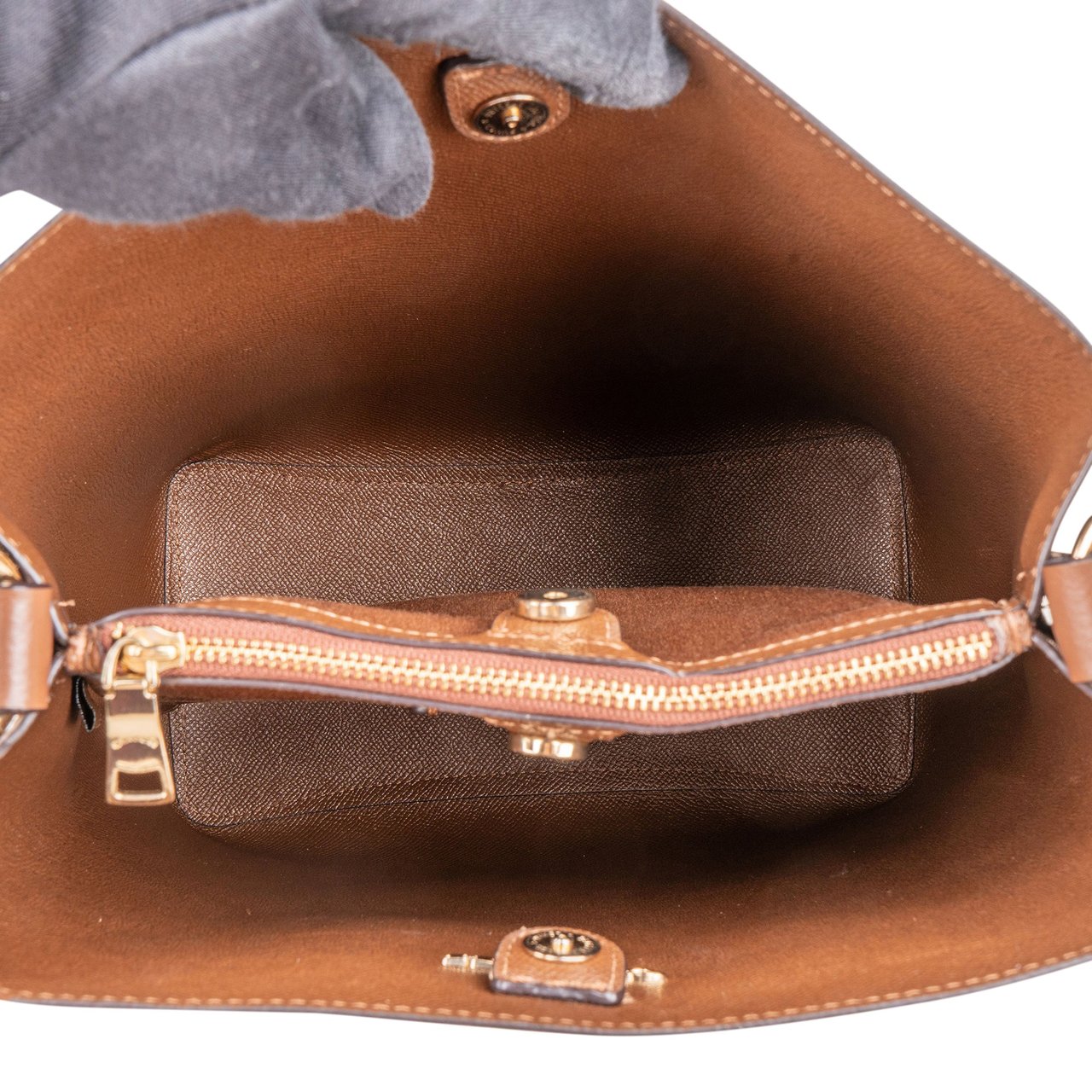 Coach Coach Monogram  Mollie Bucket Shoulder bag Bruin