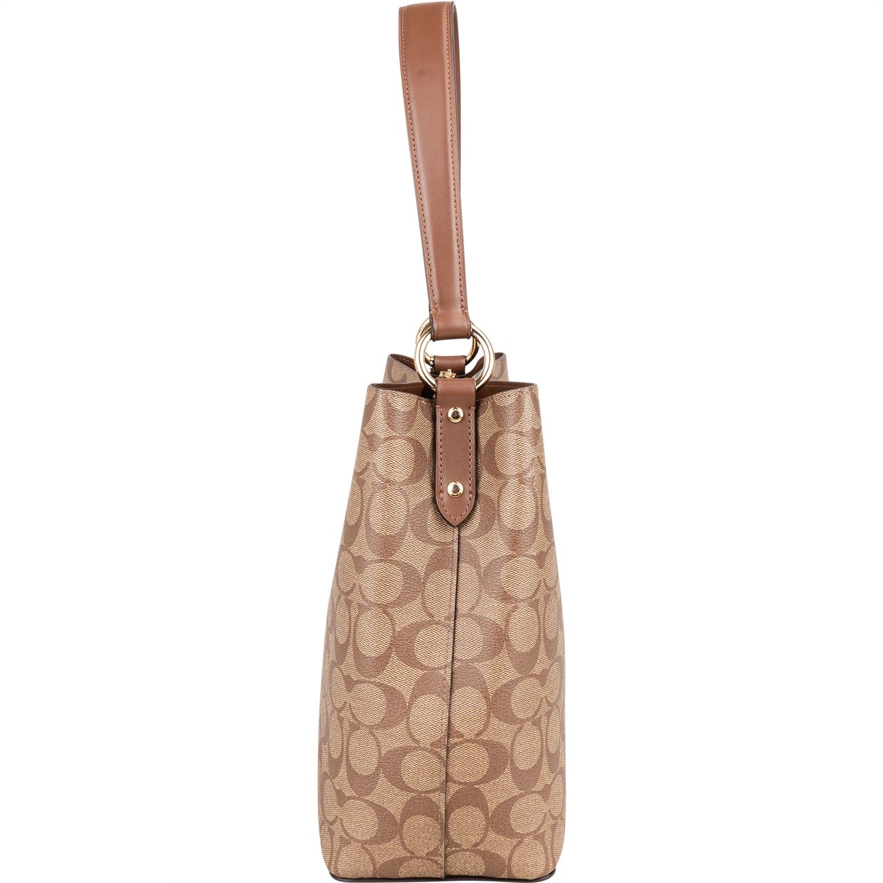 Coach Coach Monogram  Mollie Bucket Shoulder bag Bruin