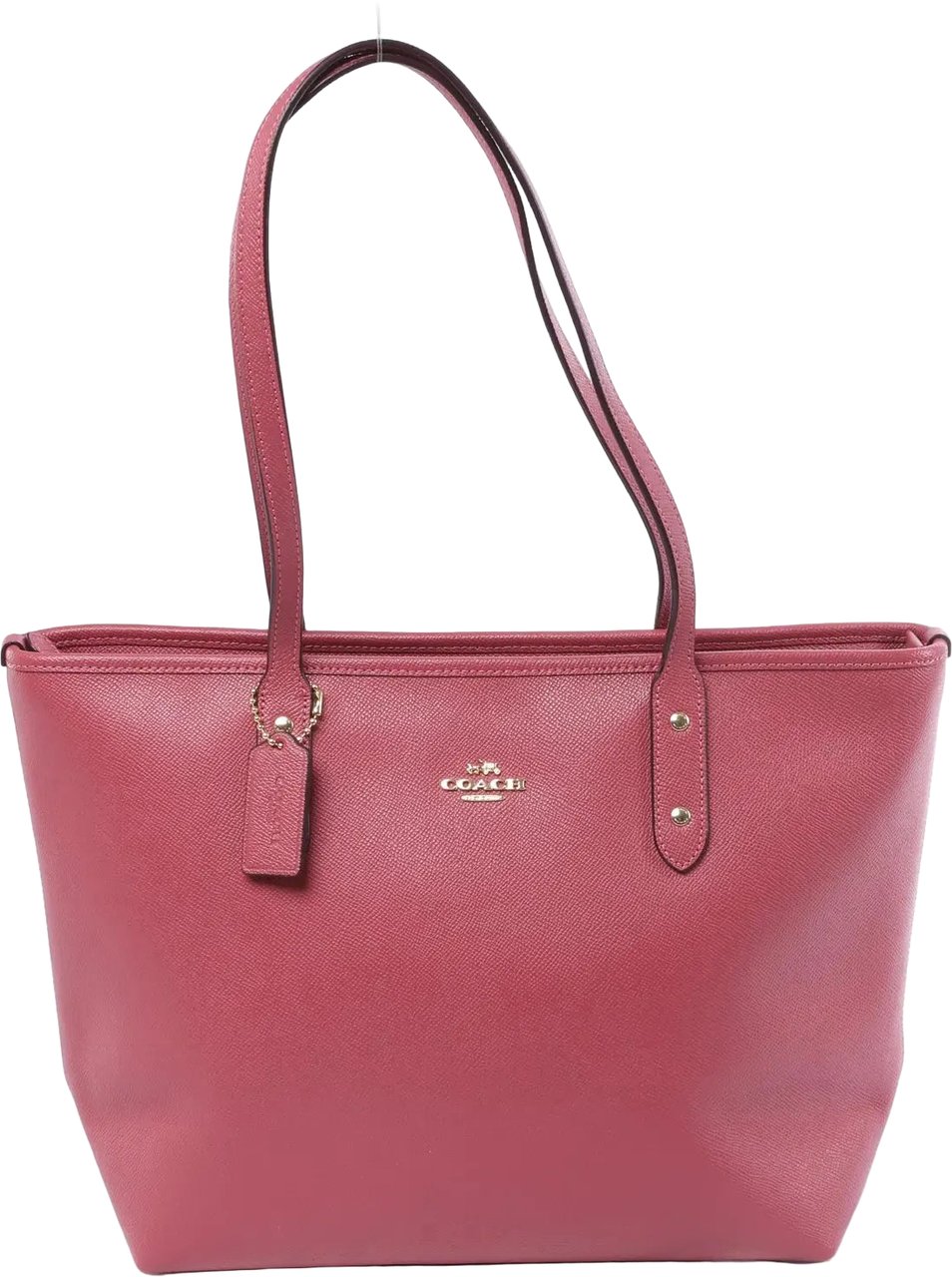 Coach City Leather Shoulder Bag in Pink Roze