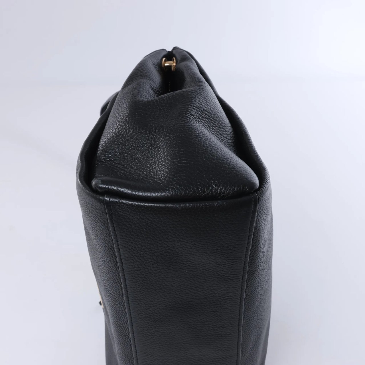 Coach Mia Leather Shoulder Bag in Black Zwart
