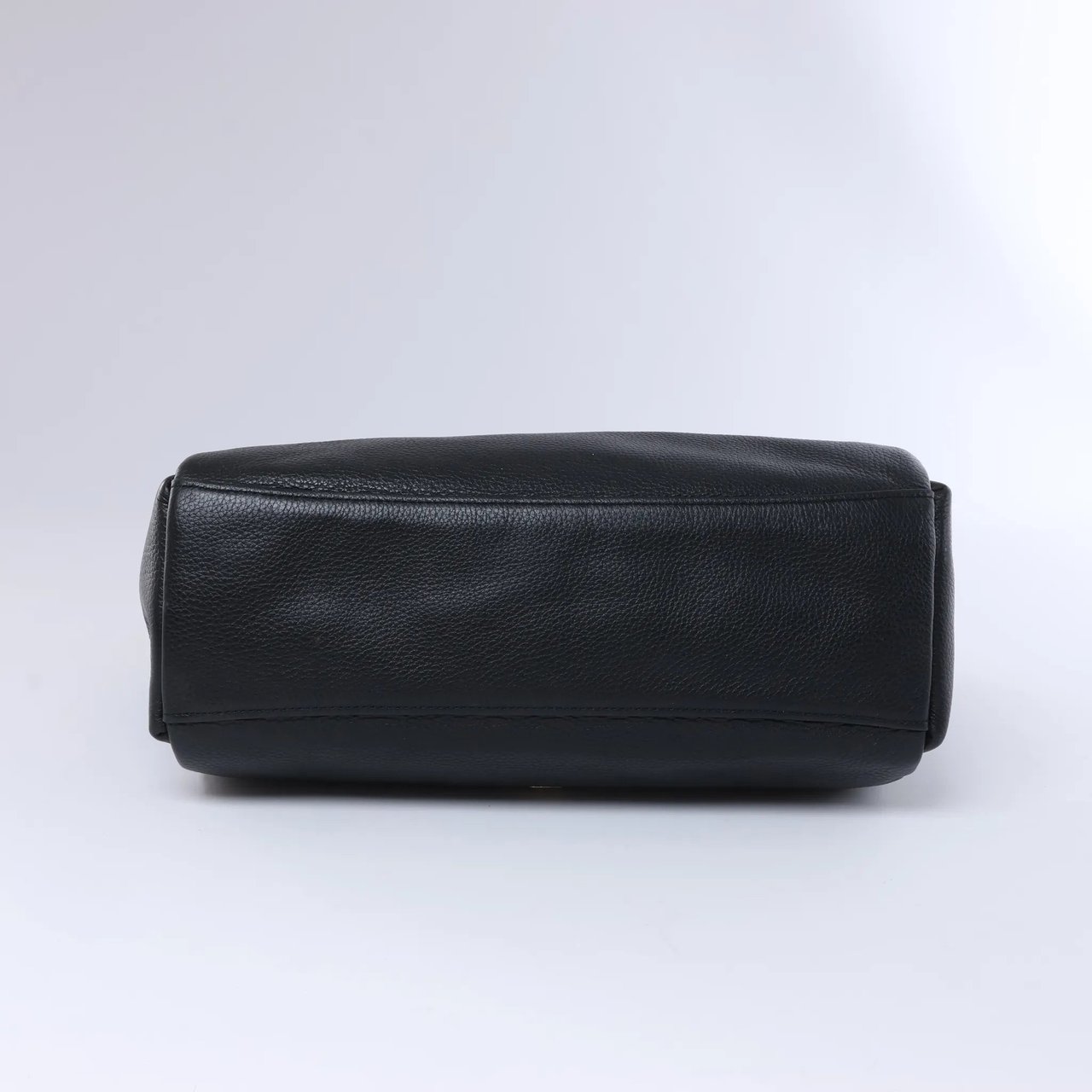Coach Mia Leather Shoulder Bag in Black Zwart