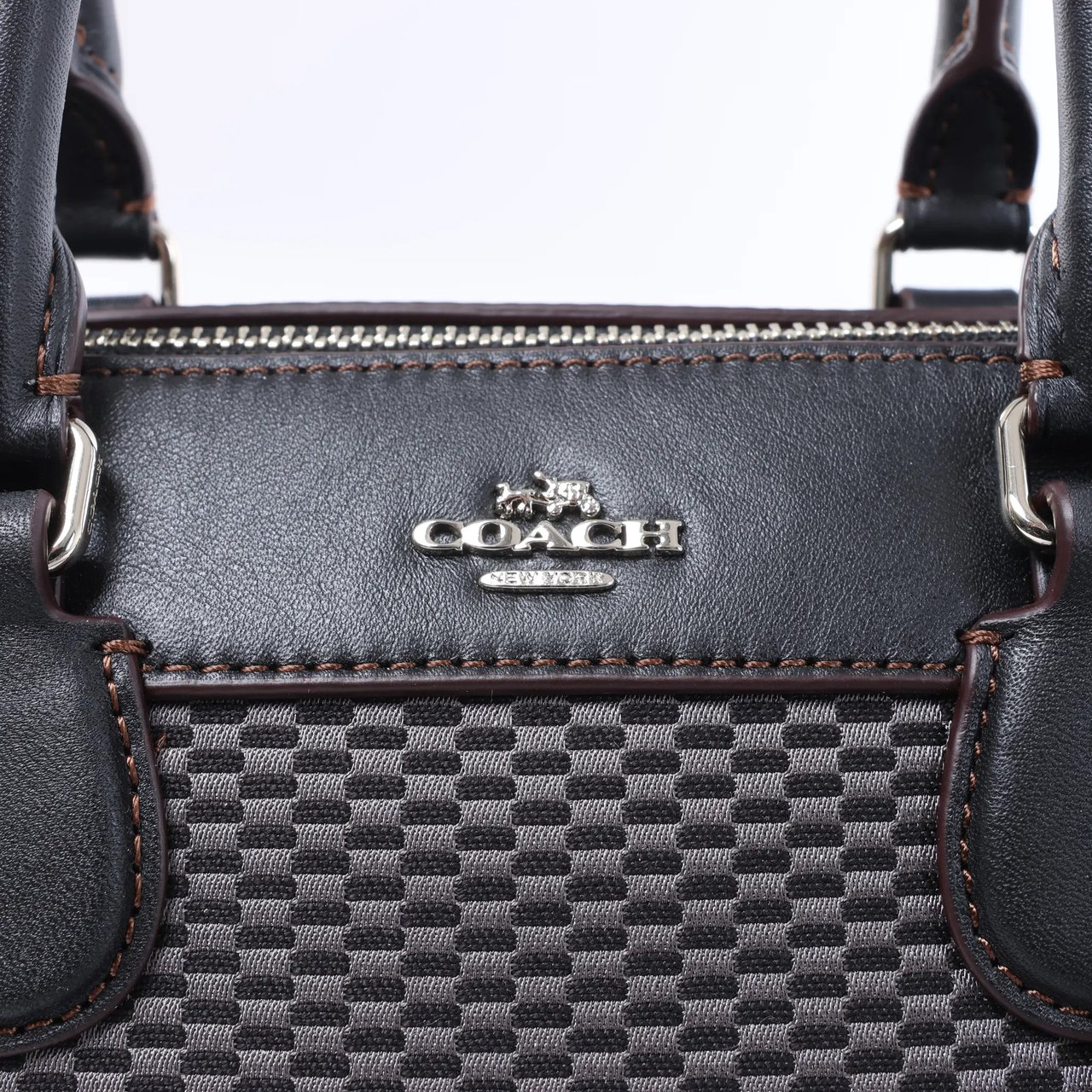Coach Bennett Mini Satchel 2Way Handbag in Gray Grijs