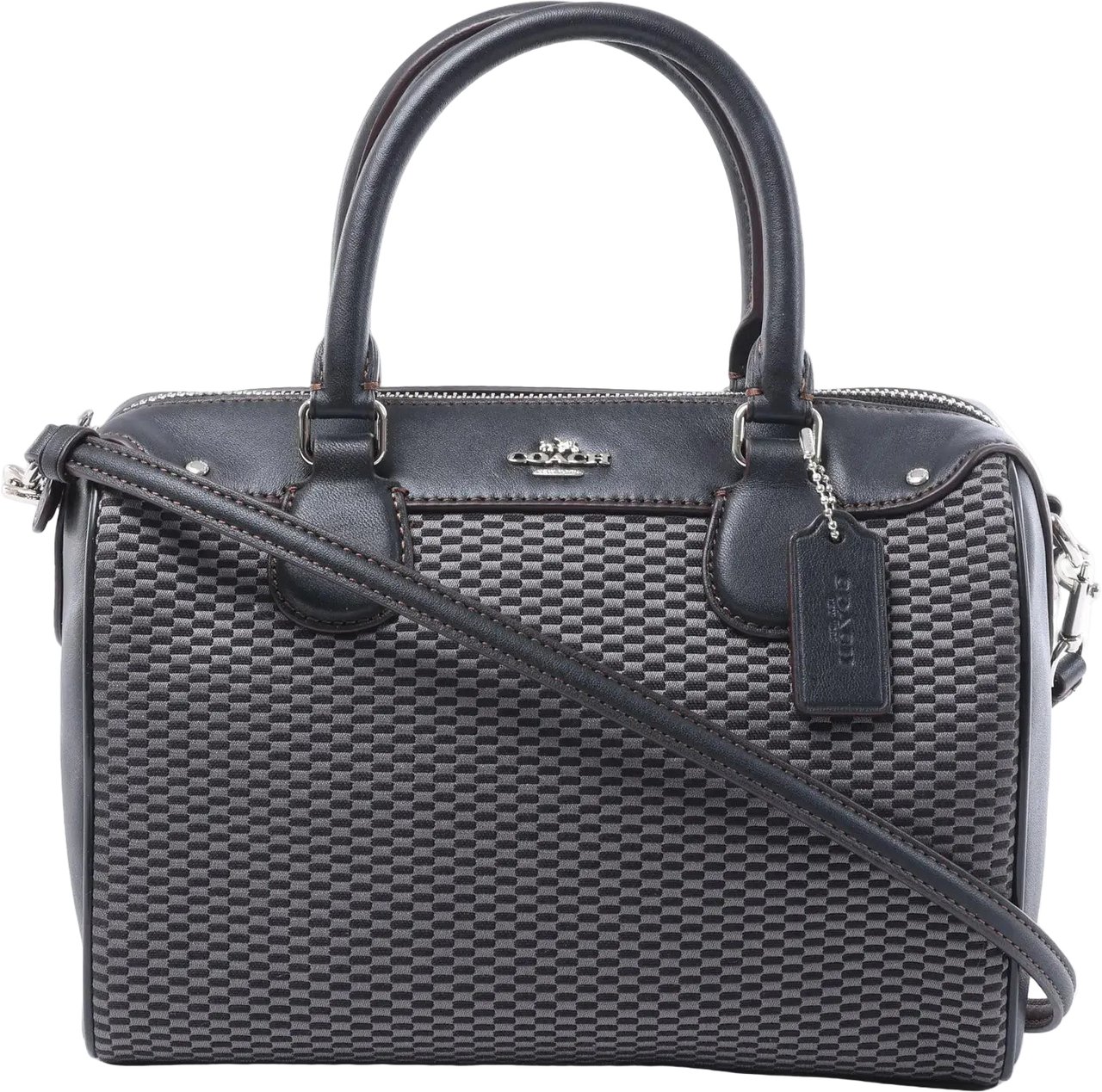Coach Bennett Mini Satchel 2Way Handbag in Gray Grijs