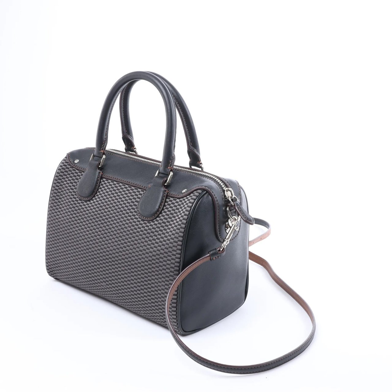 Coach Bennett Mini Satchel 2Way Handbag in Gray Grijs