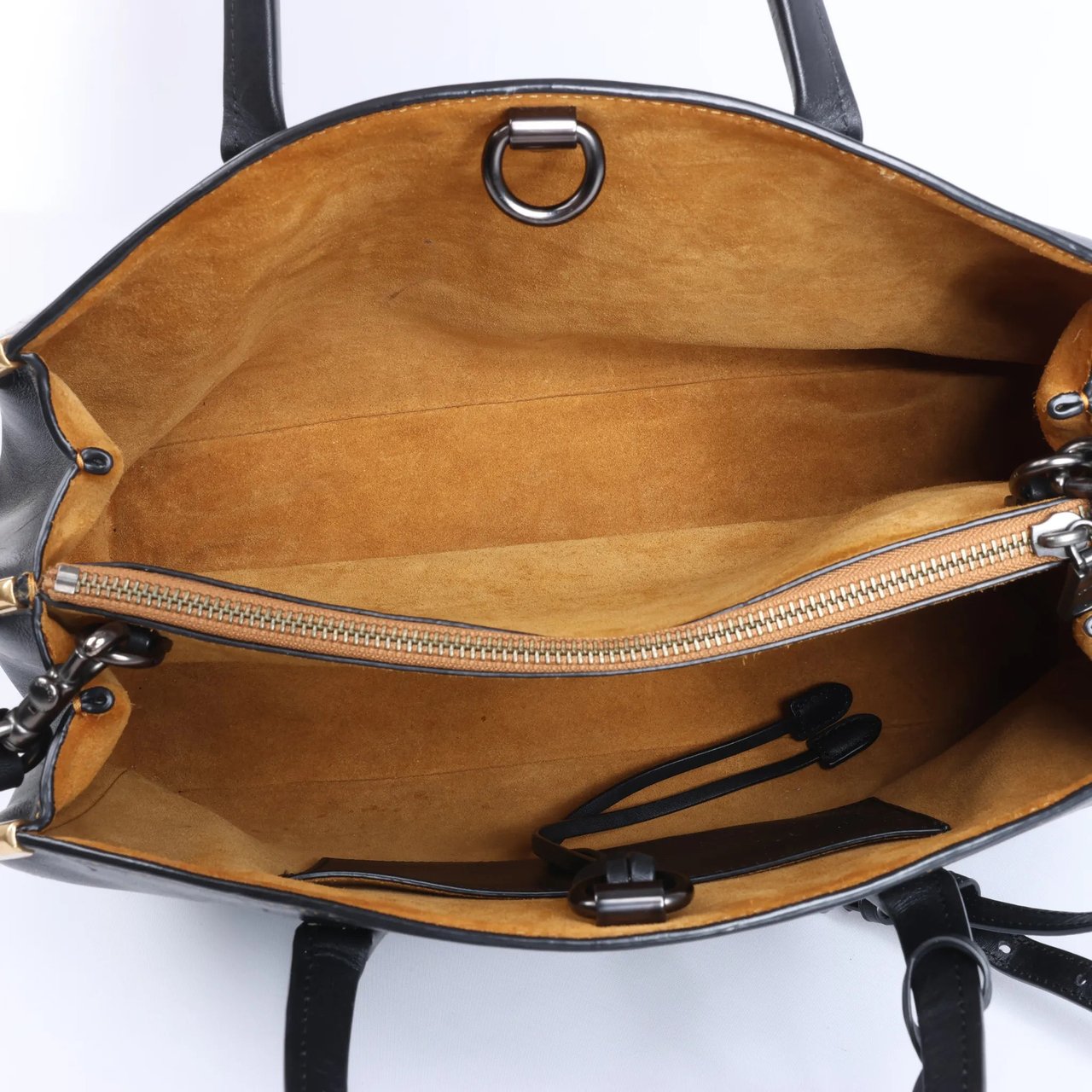 Coach 1941 Cooper Carryall Leather 2Way Handbag in Black Zwart