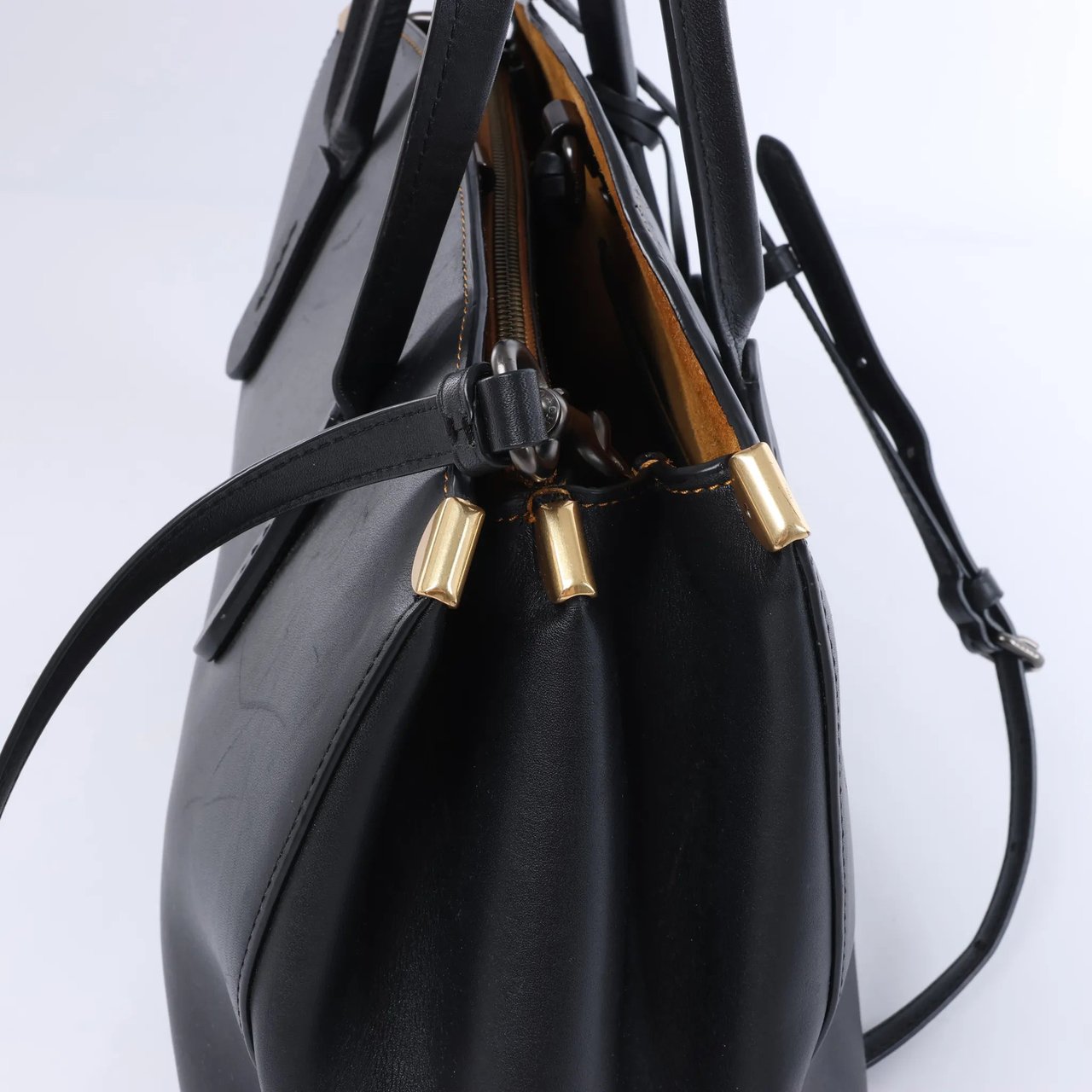Coach 1941 Cooper Carryall Leather 2Way Handbag in Black Zwart