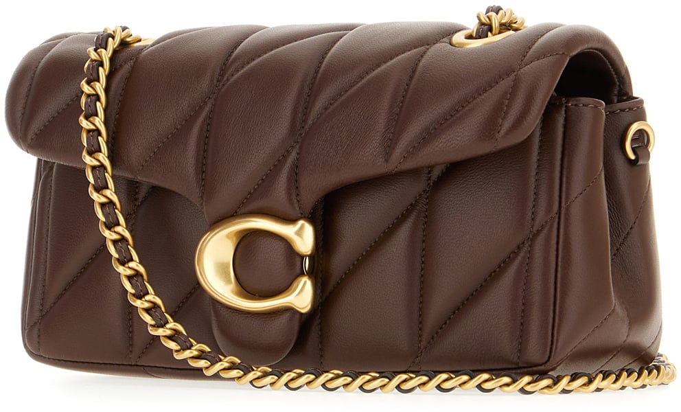 Coach Chocolate nappa leather Tabby 20 shoulder bag Bruin