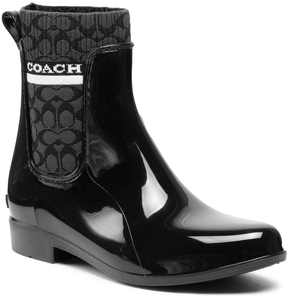 Coach Rivington Wellington Rubber Boots Zwart