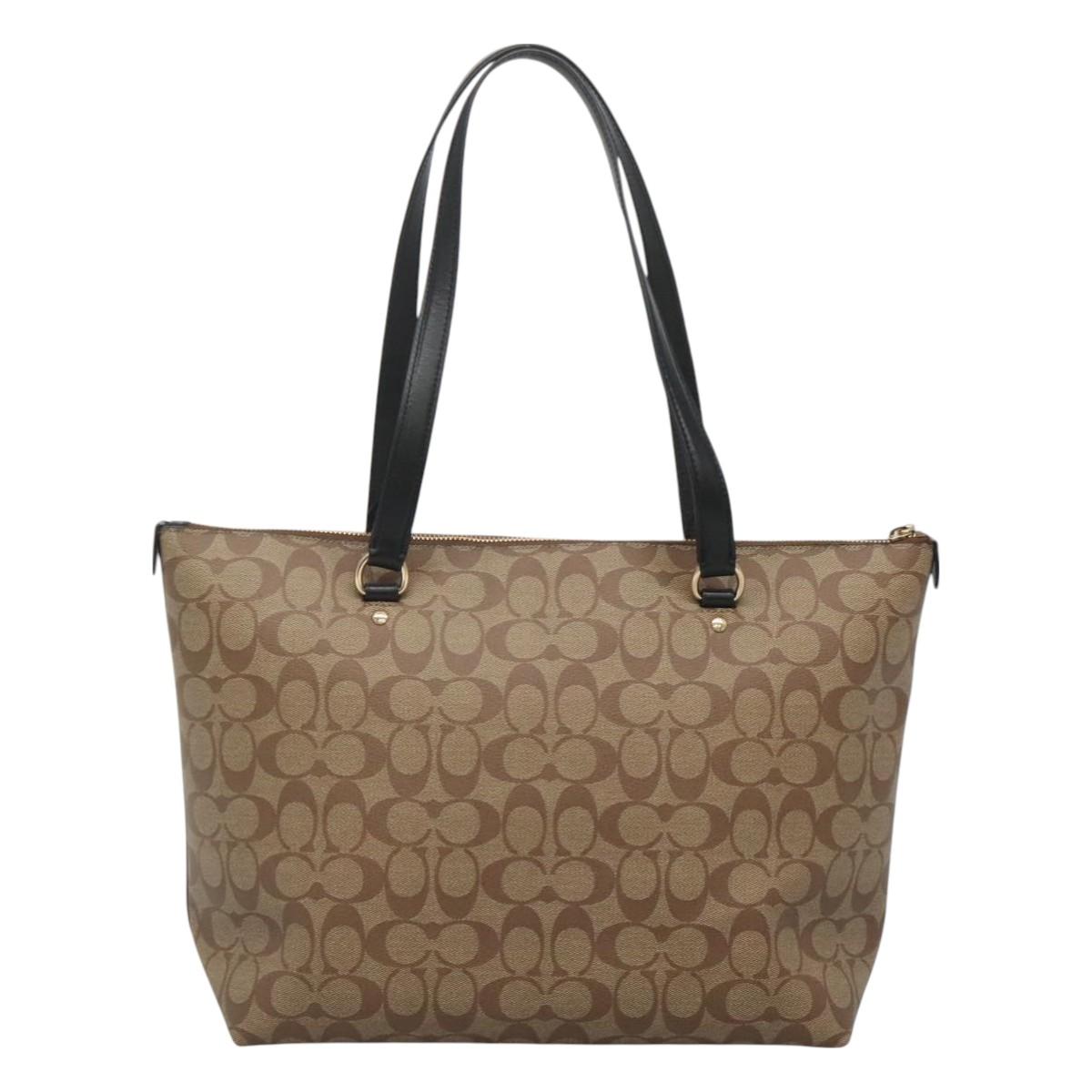 Coach Coach Shoulder bag Leather Bruin