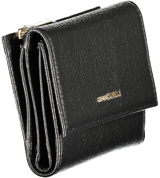 Coccinelle Coccinelle Black Leather Women Wallet Zwart