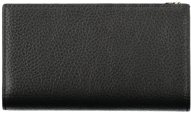 Coccinelle Coccinelle Nero Leather Women Wallet Zwart
