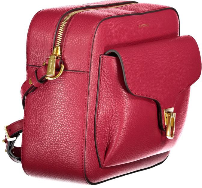 Coccinelle Coccinelle Rosso Leather Women Handbag Blauw