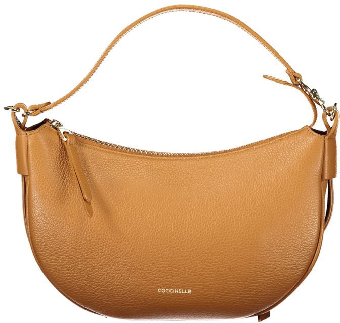 Coccinelle Coccinelle Marrone Pelle Woman Shoulder Bag Bruin