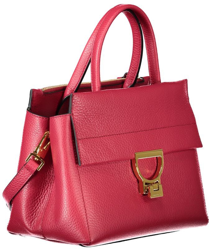 Coccinelle Coccinelle Red Leather Women Handbag Zwart