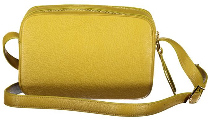 Coccinelle Verde Leather Woman Shoulder Bag Zwart