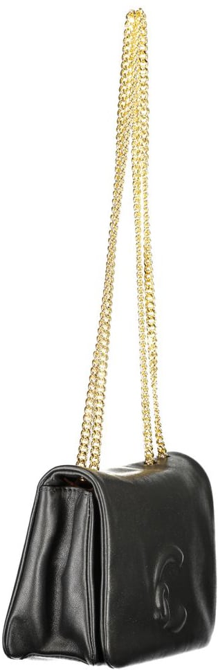 Coccinelle Coccinelle Nero Leather Woman Bag Zwart