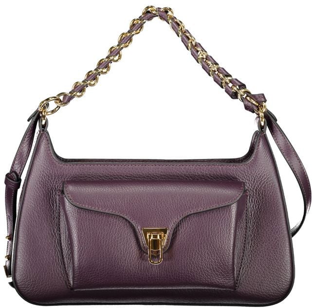 Coccinelle Viola Leather Women Handbag Roze