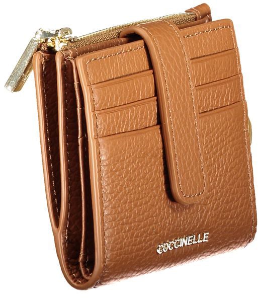 Coccinelle Coccinelle Marrone Leather Women Wallet Bruin