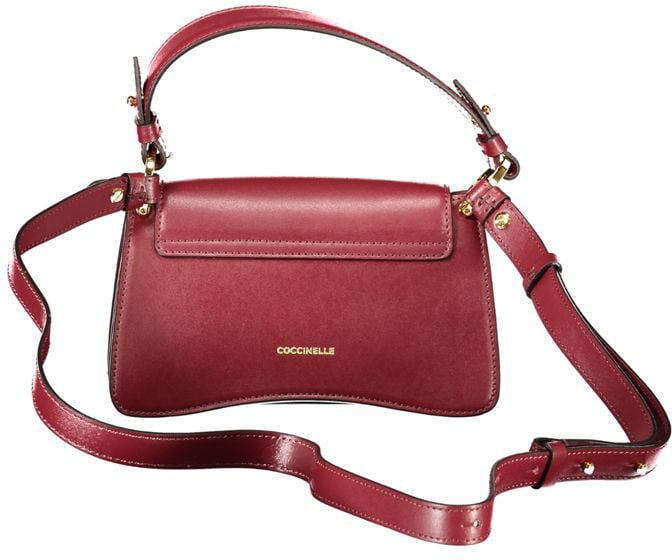 Coccinelle Coccinelle Rosso Leather Woman Bag Beige