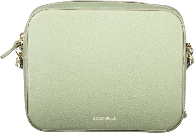 Coccinelle Verde Leather Women Handbag Zwart