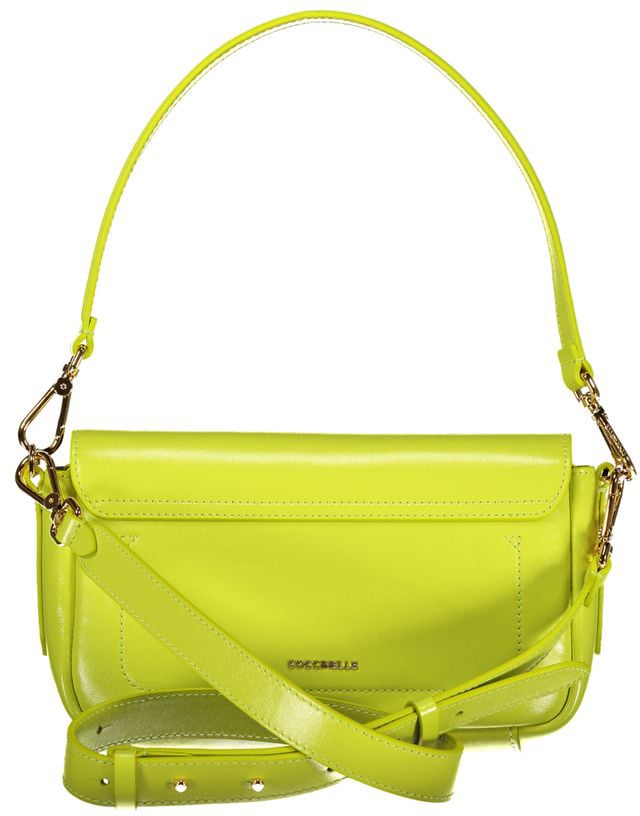 Coccinelle Verde Leather Women Handbag Zwart