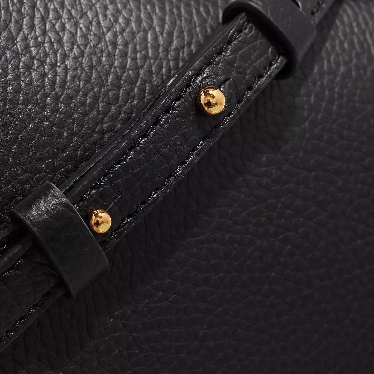 Coccinelle Runderleer Crossbody Tas Zwart