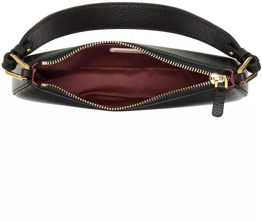Coccinelle Runderleer Crossbody Tas Zwart