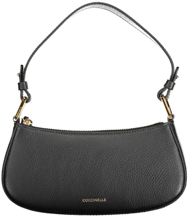 Coccinelle Coccinelle Black Leather Women Handbag Zwart