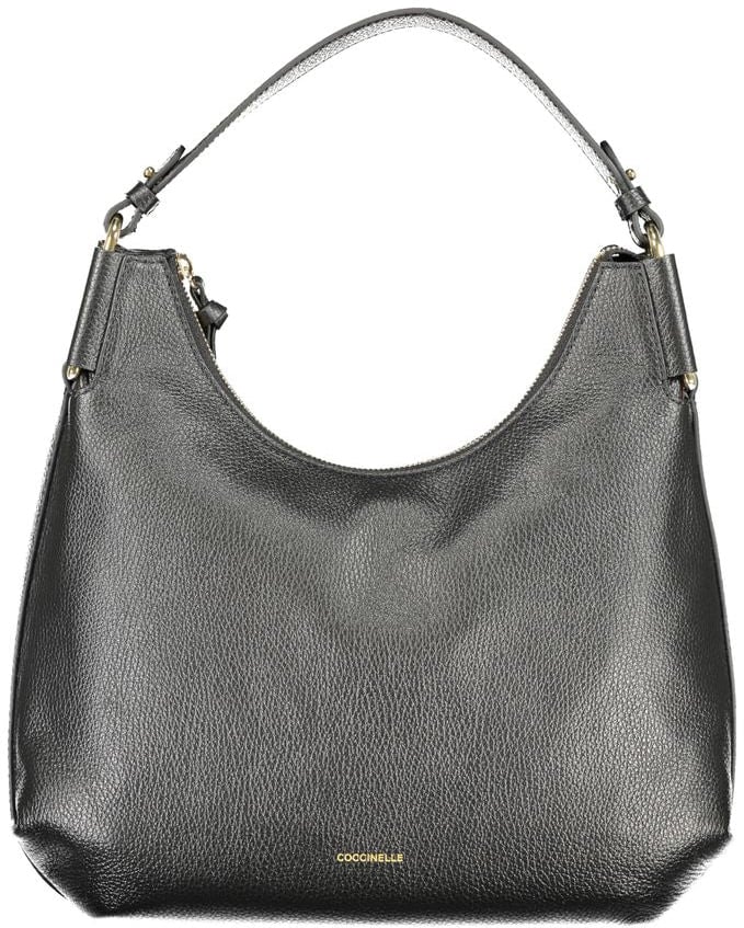 Coccinelle Coccinelle Black Leather Women Handbag Zwart