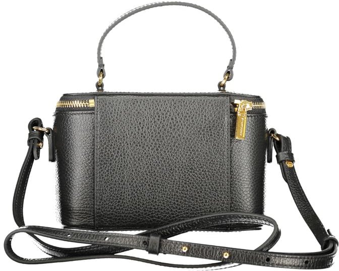 Coccinelle Black Leather Women Handbag Zwart