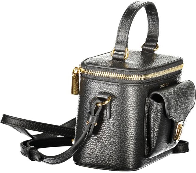 Coccinelle Black Leather Women Handbag Zwart