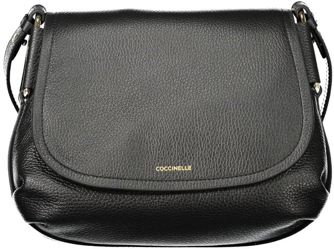 Coccinelle Coccinelle "Black Leather Women Handbag" Zwart