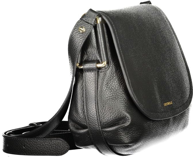 Coccinelle Coccinelle "Black Leather Women Handbag" Zwart