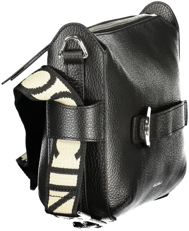 Coccinelle Coccinelle Nero Pelle Women Shoulder Bag Zwart