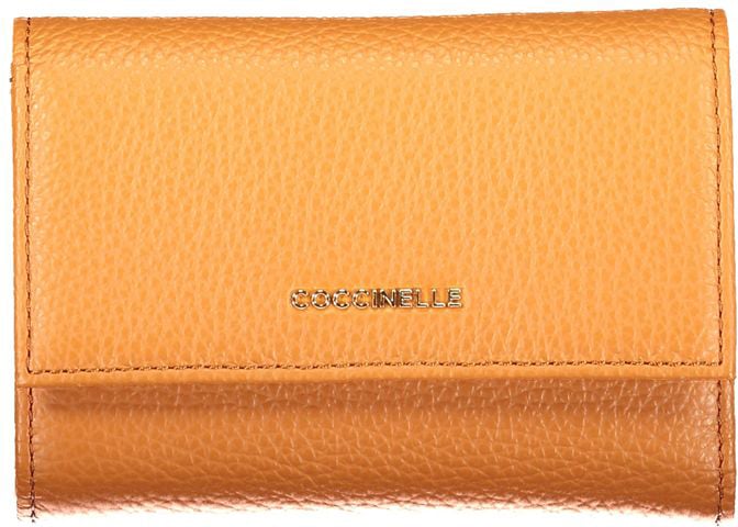 Coccinelle Coccinelle Arancione Pelle Women Wallet Oranje