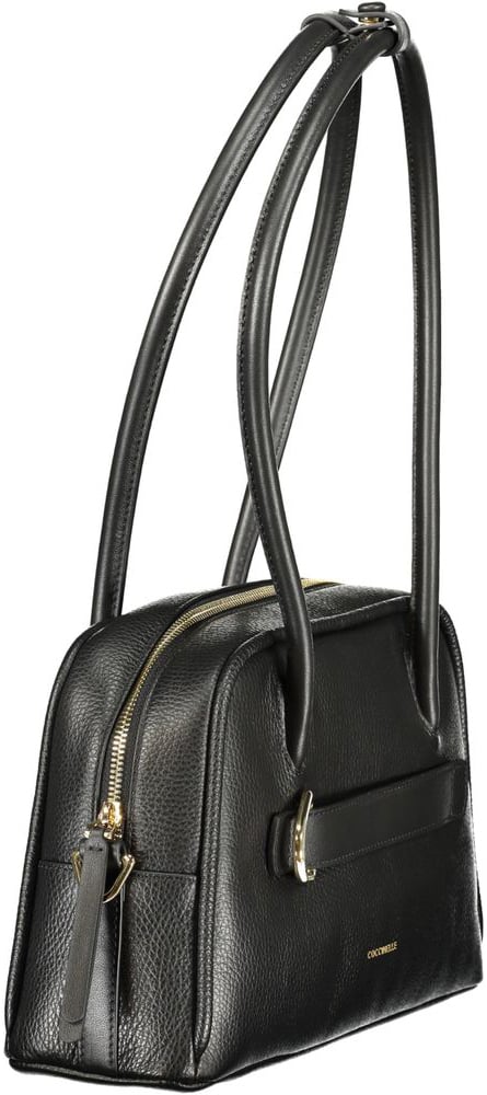 Coccinelle Coccinelle Nero Pelle Women Handbag Zwart