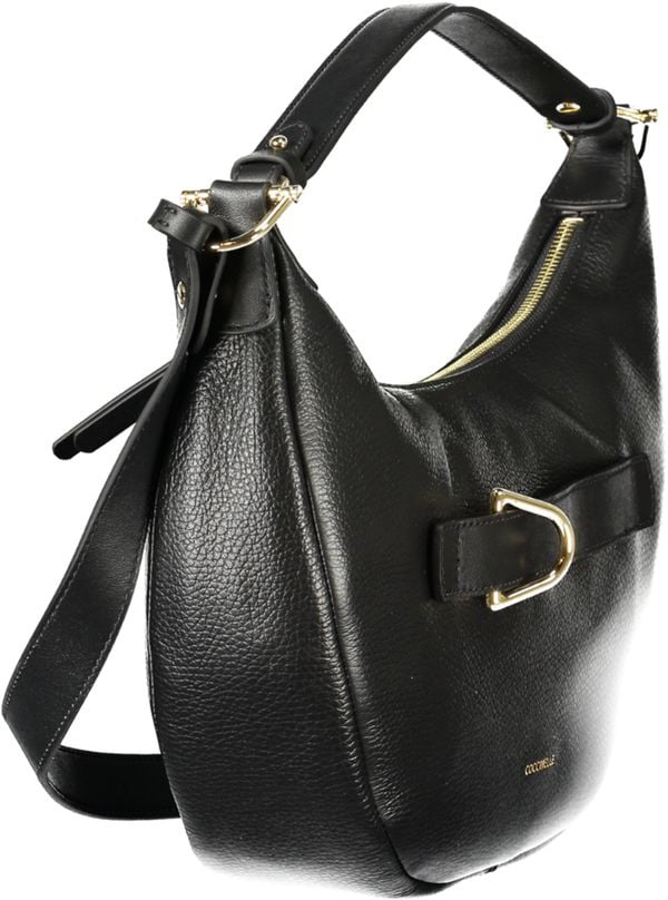 Coccinelle Coccinelle Nero Pelle Women Bag Zwart