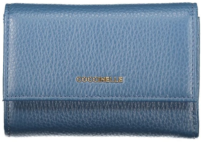 Coccinelle Coccinelle Blu Leather Woman Wallet Blauw