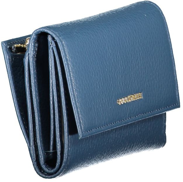 Coccinelle Coccinelle Blu Leather Woman Wallet Blauw