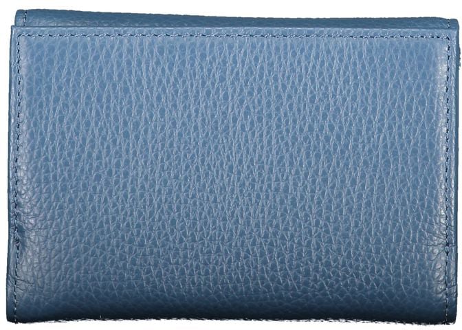 Coccinelle Coccinelle Blu Leather Woman Wallet Blauw