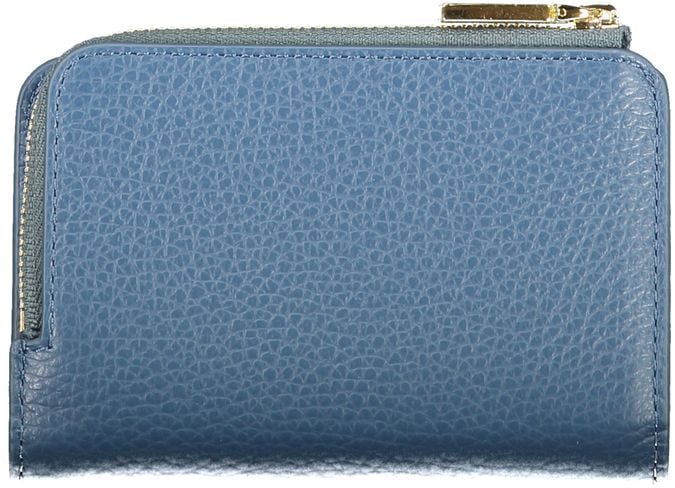 Coccinelle Coccinelle Blue Leather Women Wallet Blauw