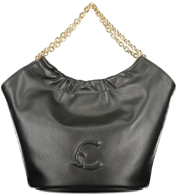 Coccinelle Coccinelle Black Leather Women Handbag Zwart