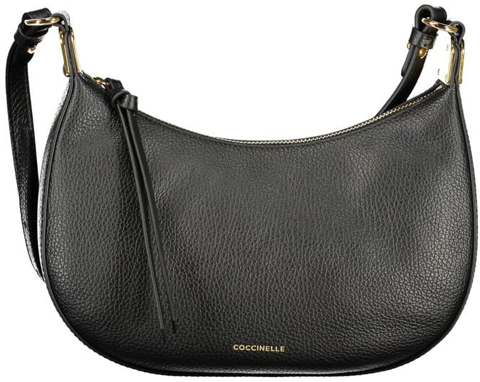 Coccinelle Coccinelle Nero Leather Women Handbag Zwart