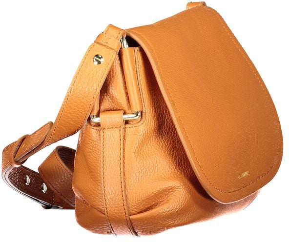 Coccinelle Coccinelle Arancione Leather Women Bag Zwart
