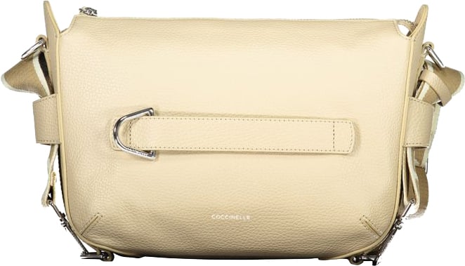 Coccinelle Coccinelle Beige Leather Women Handbag Zwart