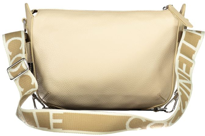 Coccinelle Coccinelle Beige Leather Women Handbag Zwart