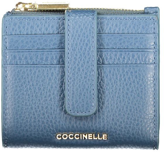 Coccinelle Coccinelle Blu Leather Women Wallet Blauw