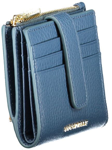 Coccinelle Coccinelle Blu Leather Women Wallet Blauw
