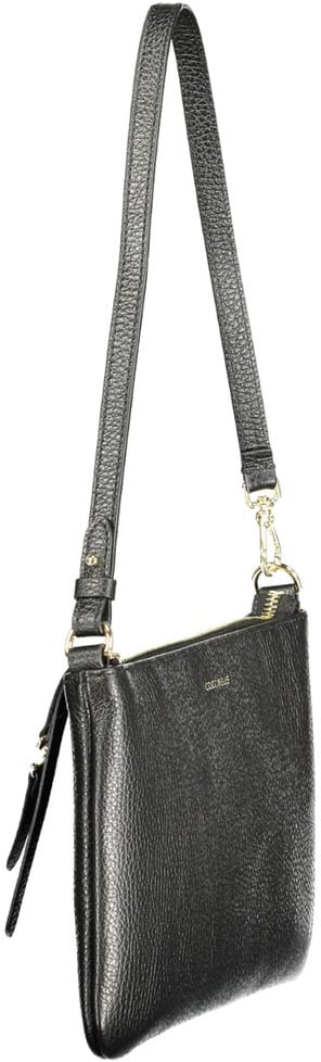 Coccinelle Coccinelle Black Leather Handbag Zwart
